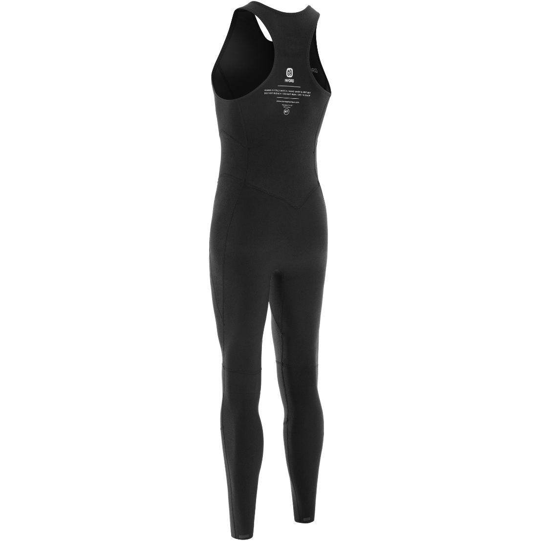 2026 Nyord Mens Solu Yulex 2/2mm Fl Long John Wetsuit SOLMLJ001 - Black